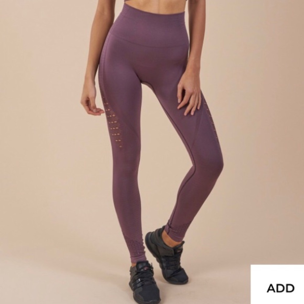 Gymshark Seamless leggings in Purple Extra SMALL